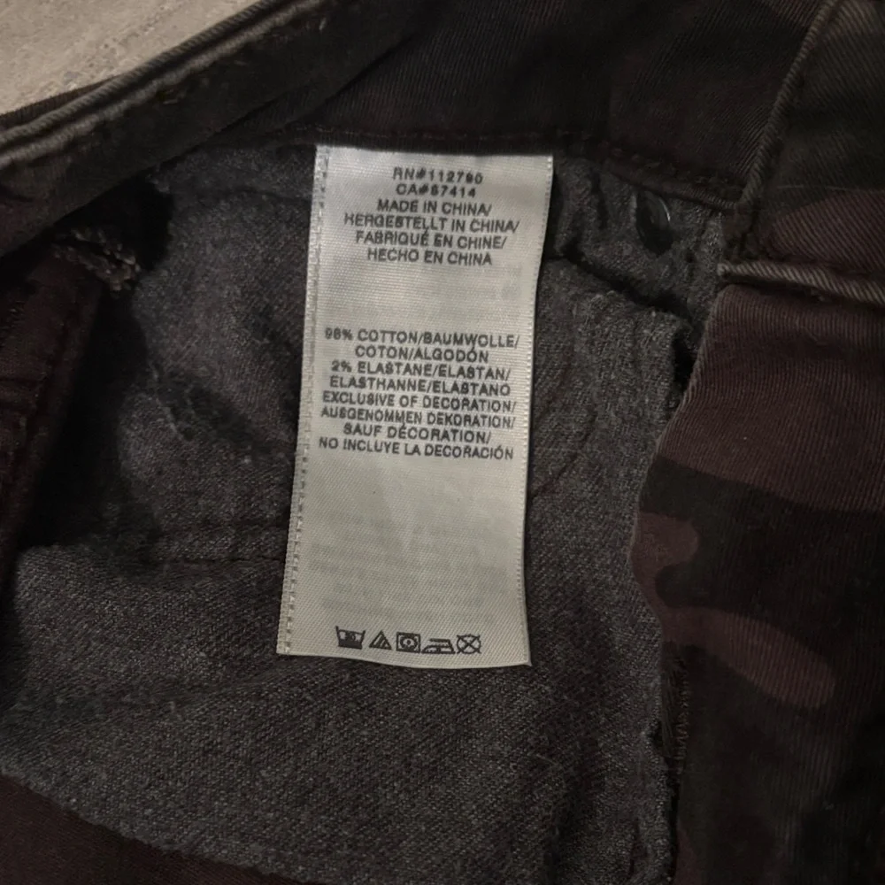 True Religion Dark Camouflage Skinny Jeans